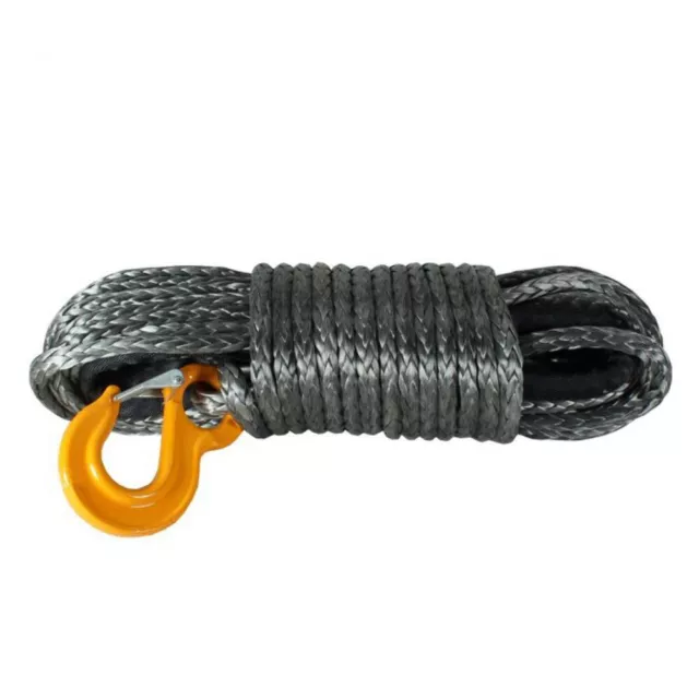 12mm Warrior Black Edition Synthetic Winch Rope