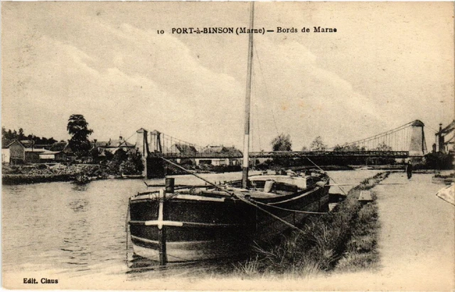 CPA PORT-a-BINSON MARNE Edges (490795)