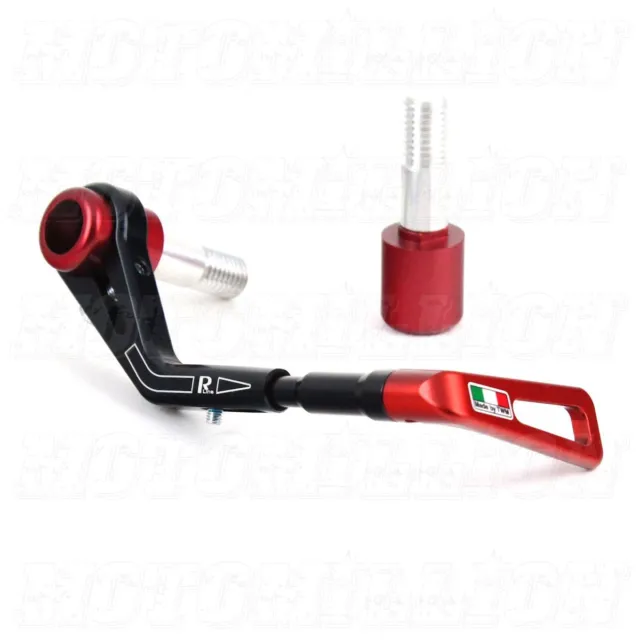 TWM BRAKE LEVER GUARD KIT for BMW S1000RR 2015 to 2018 - MADE IN ITALY - RED