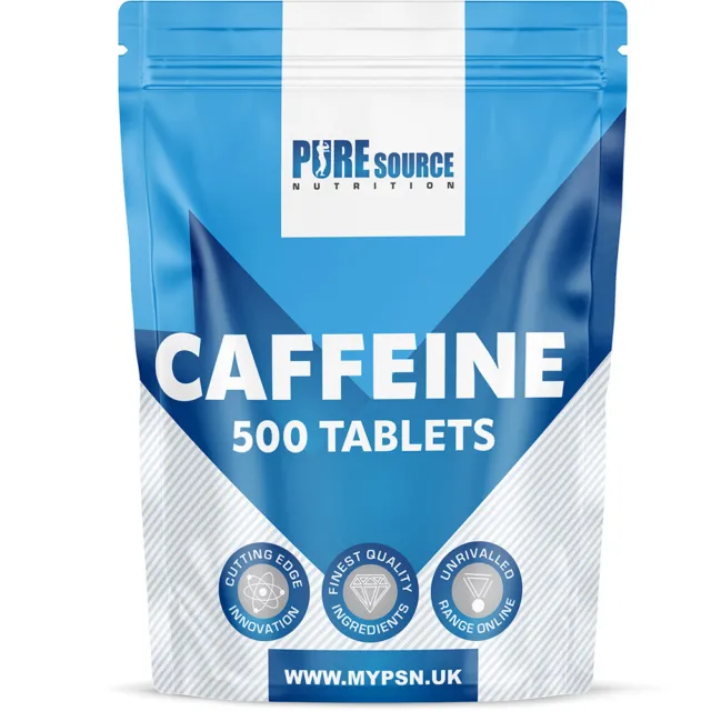 500 Tablets Caffeine Tablets Pills 200mg Pre Workout Stimulant Energy Fat Loss