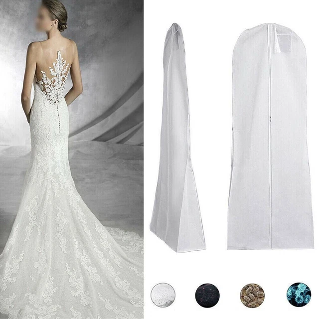Abito da sposa tessuto non tessuto borsa indumento lungo copertura abito da sposa antipolvere