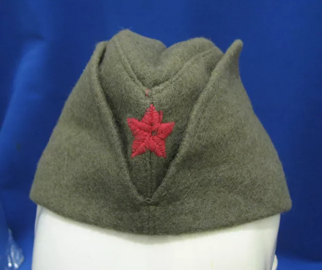 YUGOSLAVIA SERBIA EARLY POST-WWII 1969 ARMY FIELD CAP TITOVKA  marked