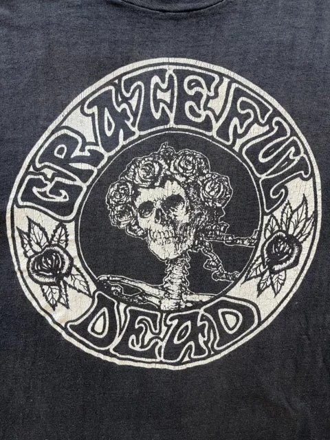 Rare Vintage - Mid 1970s Original Grateful Dead T-Shirt -- distressed