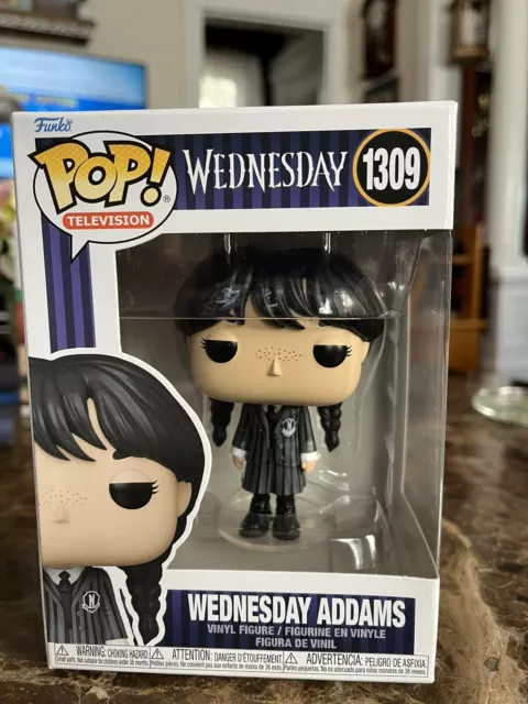 Funko POP! WEDNESDAY: WEDNESDAY ADDAMS Vinyl Figure with protector case🔥🔥