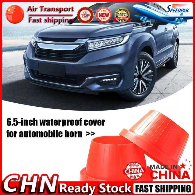 1 Pair 6.5 inch Silicone Car Door Audio Speaker Protection Pad Waterproof Cover