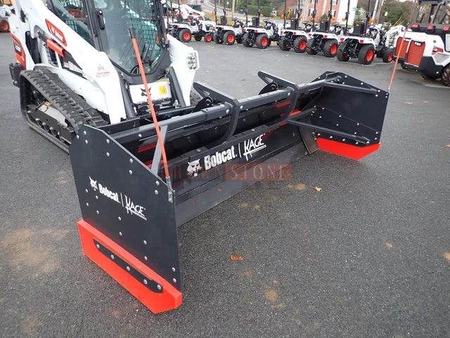 Brand New Bobcat 108" Hydraulic Snow Pusher Pro Attachment For Skid Steers