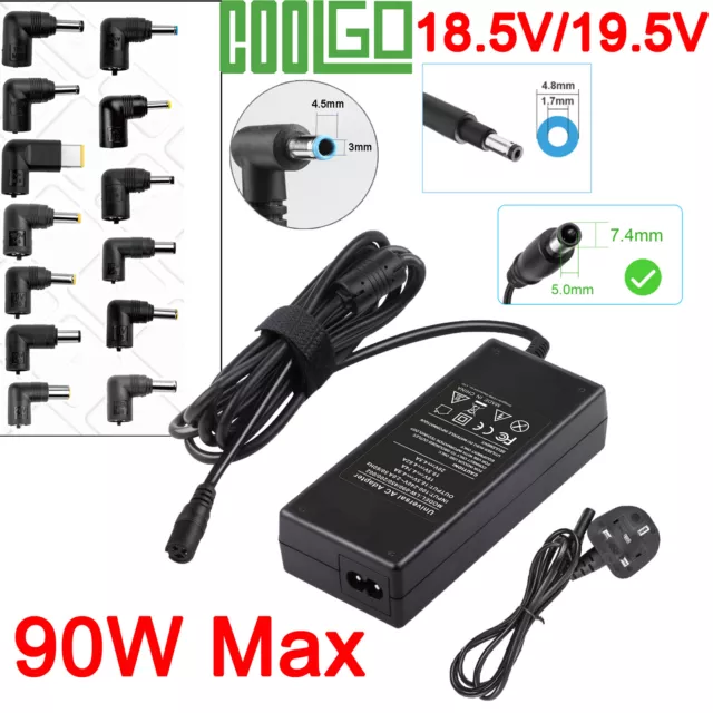 45W 65W 90W For HP Laptop Charger AC Adapter Power Supply 4.5mm/7.4mm Barrel Tip