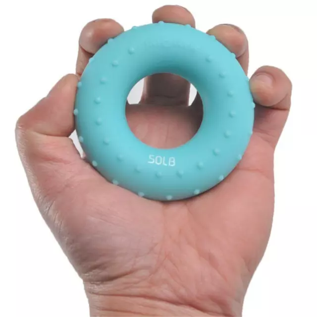 Handtrainer - Unterarmtrainer, Handmuskeltrainer, Fingertrainer Silikon Ring