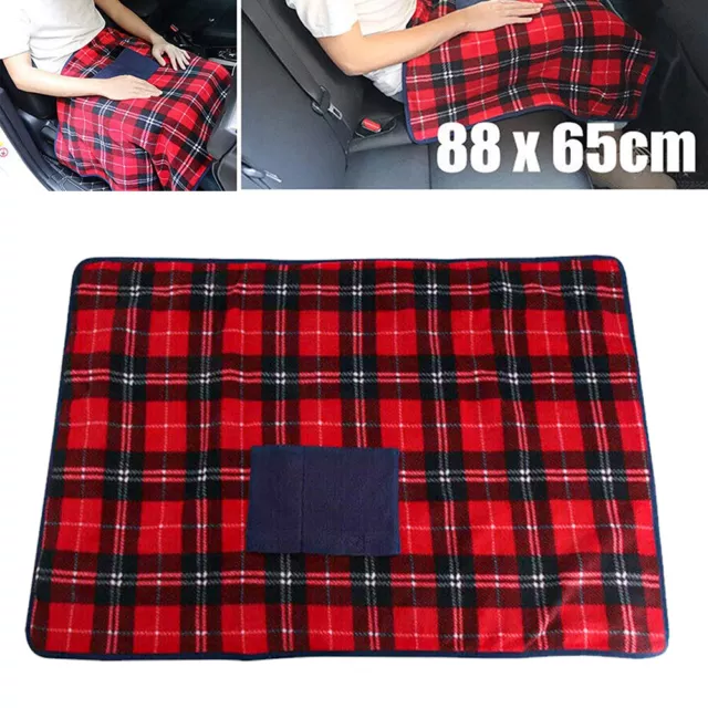 5V Portable USB Electric Heated Blanket Car Office Use Warm Blanket Heater