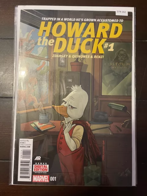 Howard the Duck 1 Vol 5 High Grade 7.5 Marvel Comic Book D74-162