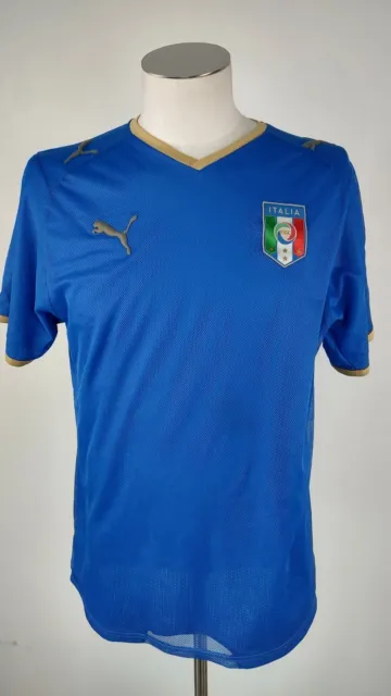 PUMA Italien Trikot Fußball Trikot Herren '08 TG M Soccer Jersey Vintage