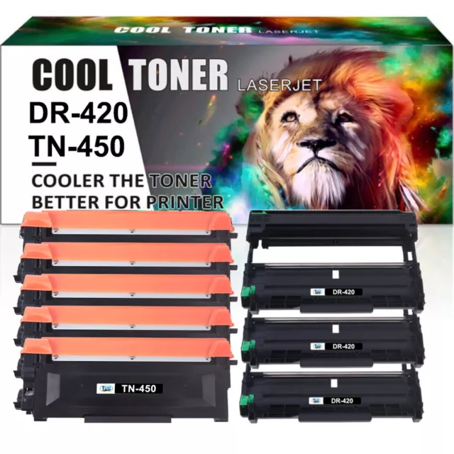 HY TN450 Toner DR420 Drum For Brother HL-2270DW 2240 2280DW MFC-7360N 7860DW Lot