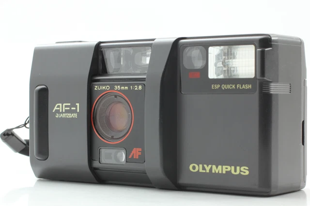 [Exc+5] Olympus AF-1 Quartz Date QD 35mm Point & Shoot Film Camera From JAPAN