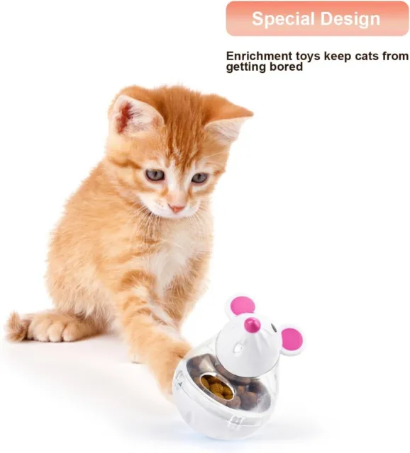 Giocattolo dispenser di cibo per gatti, giocattolo per gatti interattivo