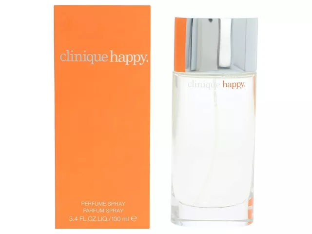 Clinique Happy Perfume Spray 100ml Women's - NEW. For Her