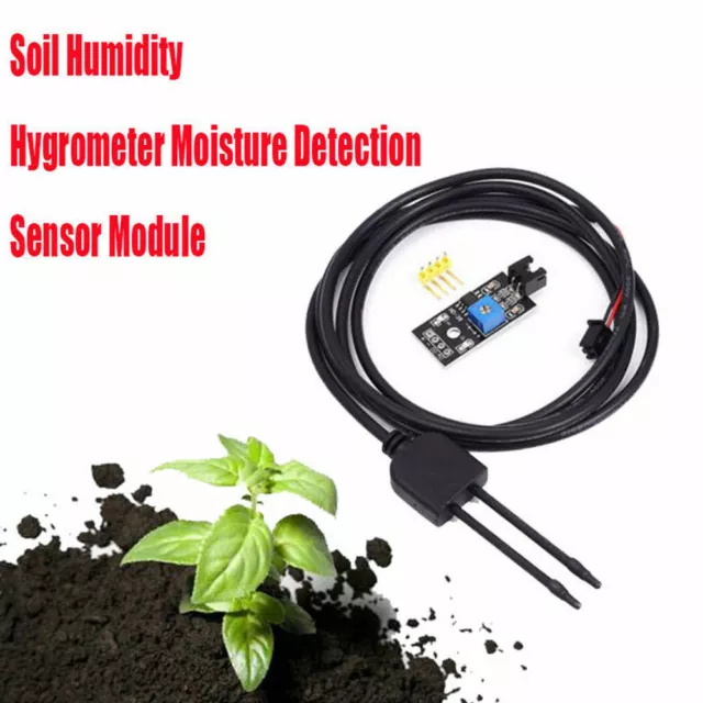 DC3.3-12V Soil Moisture Sensor Module & Corrosion Resistance Probe Hygrometer TU