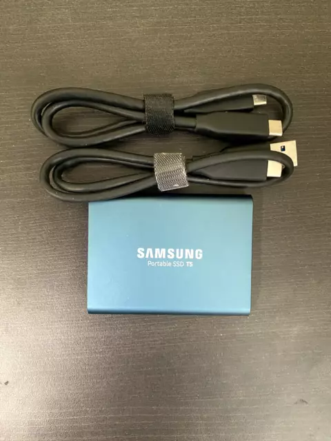 Samsung T5 Shield 500GB Portable SSD - Blue