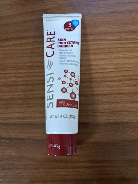 Crema barrera protectora Sensi-Care con protector de la piel de óxido de zinc sin tinte 4 oz