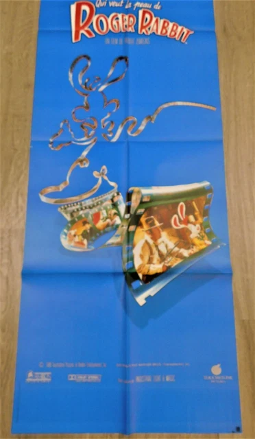 WHO FRAMED ROGER Rabbit French Movie Poster Original 23"63" 1988 ...