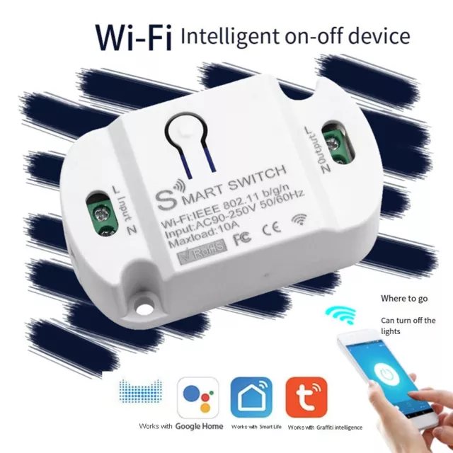 Tuya Smart Switch WLAN compatible para mando a distancia y control de grupo