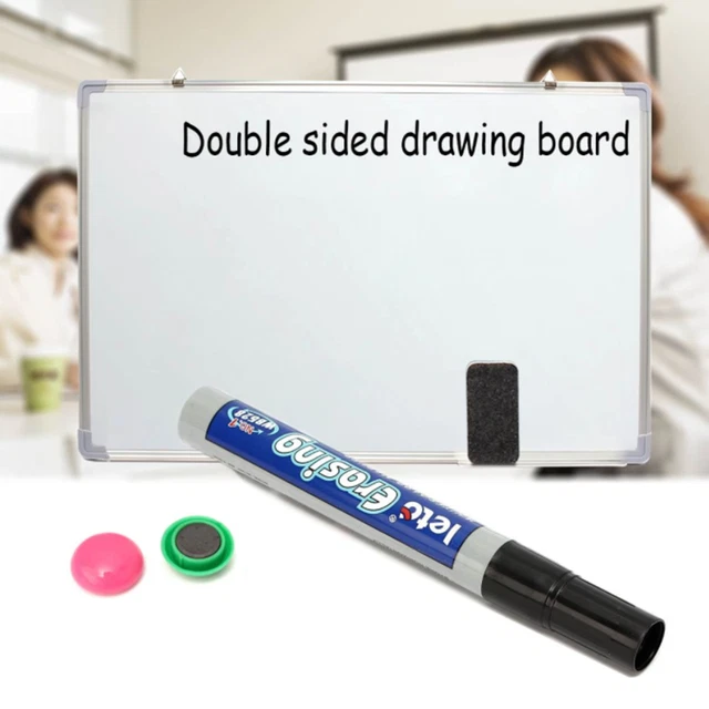Tableau Blanc Magnétique Double Face 100x120cm Pivotant Horizontal Ou Vertical : Chez Fournitures De Bureau