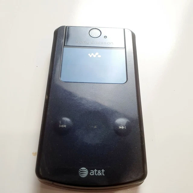 Untested Sony Ericsson Walkman W518a -(AT&T) Cellular Phone