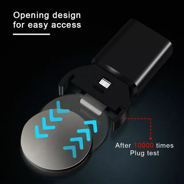 Taste Batterie Ladetür Offene Ladegerät-C Joint Mini Smart USB-Ladegerät ;c;