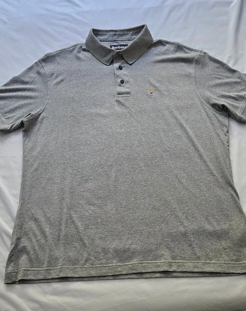 Polo da uomo Barbour grigio XL