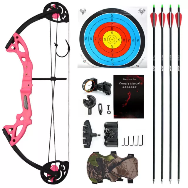 Archery Hunting Compound Bow 15-29 lbs Pro Right Hand Kit Bow Target  Practice US