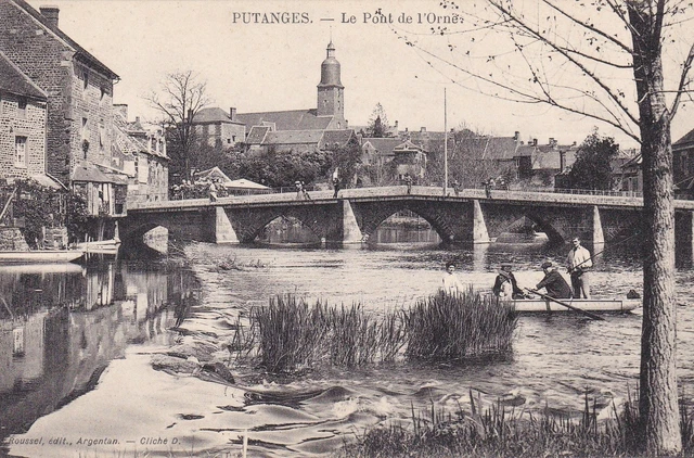 Cpa Putanges Le Pont De L' Orne