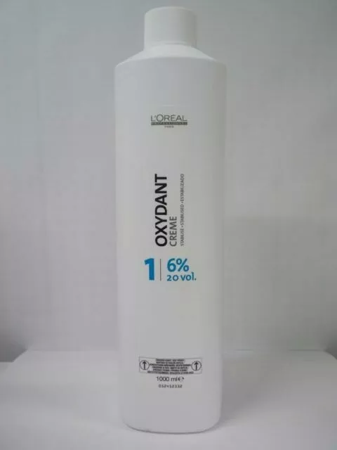 Loreal Oxydant Creme Entwickler Färbemittel Blondierung Oxidant 6% 1000 ml
