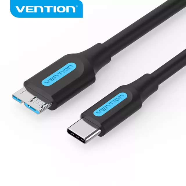 USB 3.0 A to Micro B Cable Charger for MacBook Chromebook External Hard Disk