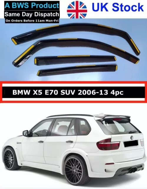 Wind deflectors BMW X6 I E71 5d 2007-2014 (rear deflectors