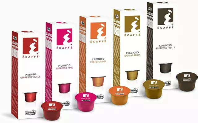 100 Capsules Café Caffitaly System Originales Assorties Installations