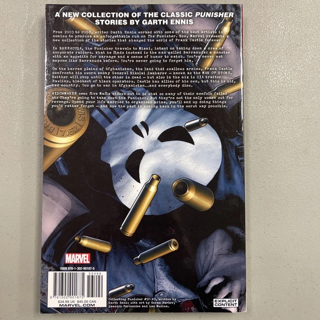 The Punisher Max TPB Set + Born Garth Ennis Marvel Comics 15
