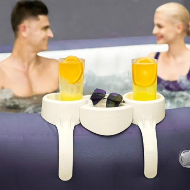 Bestway Lay-Z Spa Hot Tub Accessories 2X Cup Drinks Holder & Snack Tray