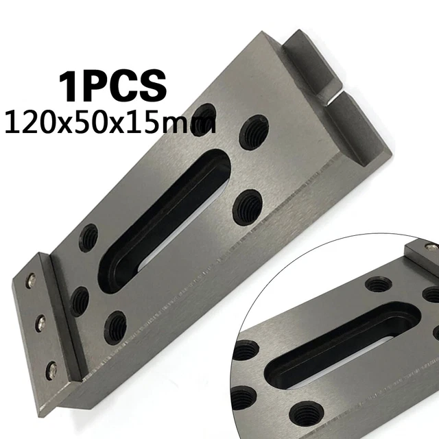 120x50x15mm High Quality Fixture Stainless Steel Wire EDM Fixture Silver 1Pcs