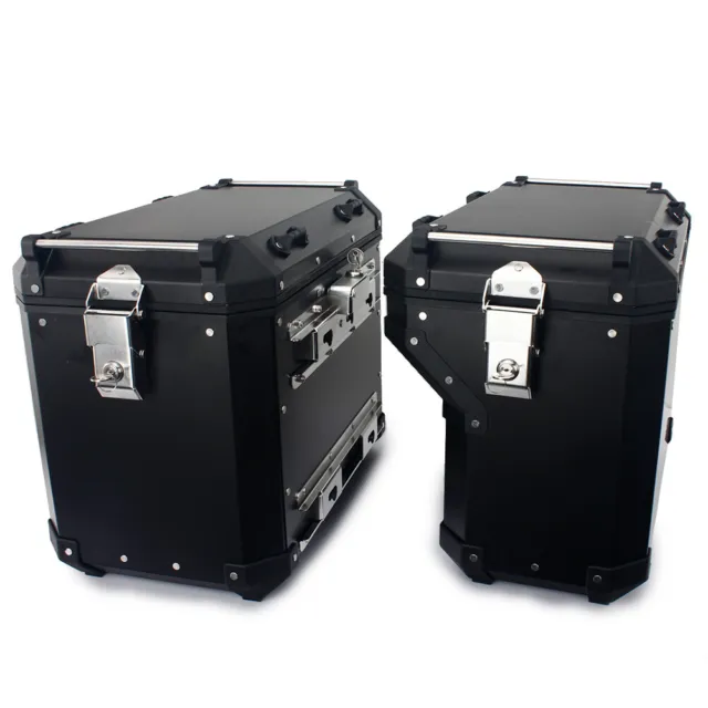 Aluminum Pannier Luggage Cases Boxes Mounts For BMW R1200GS 14-18 R1250GS 18-22
