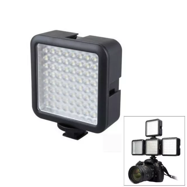 Godox 64 LED Video Light Lamp for Canon Nikon Sony DSLR Camera Camcorder DV 2