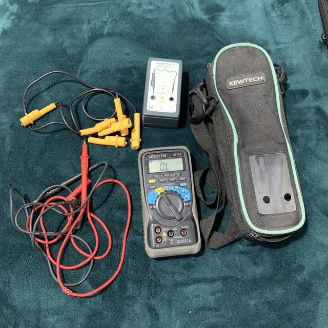 Kewtech Kt115, Kewprove 3, Cavi con custodia usata