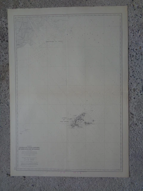 CARTE MARINE / Abords de Poulo Condore et embouchure du Bassac Indochine  1990
