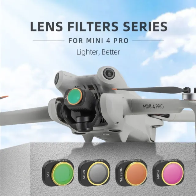 Filtro de cámara NDPL protector de lente MCUV nuevos filtros de lente para DJI Mini 4 Pro