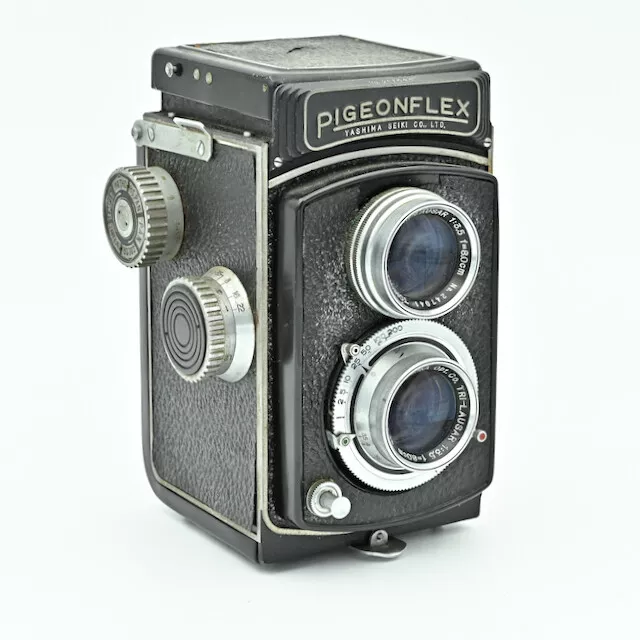 💙 Super Rare 1953 Yashica PIGEONFLEX (Yashima Seiki) Twin Lens TLR 120 6x6
