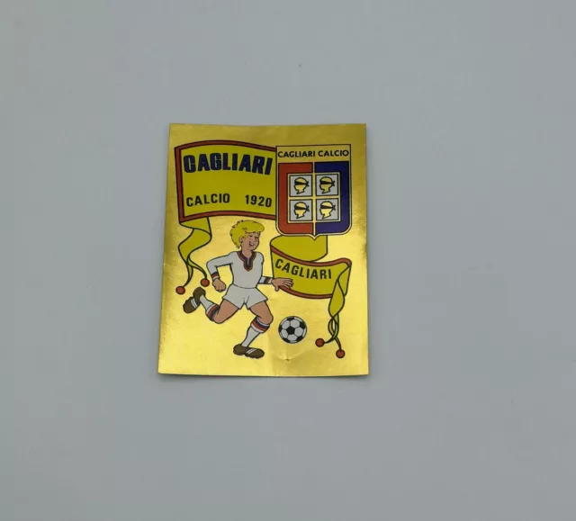 Scudetto Cagliari n 95 figurina album Calciatori Panini 1980 1981 nuova con v...