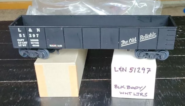 KMT, Kris Model Trains, O Guage, Louisville & Nashville Gondola #51297. (F8) KMT, Kris Model Trains, O Guage, Louisville & Nashville Gondola #51297. (F8)