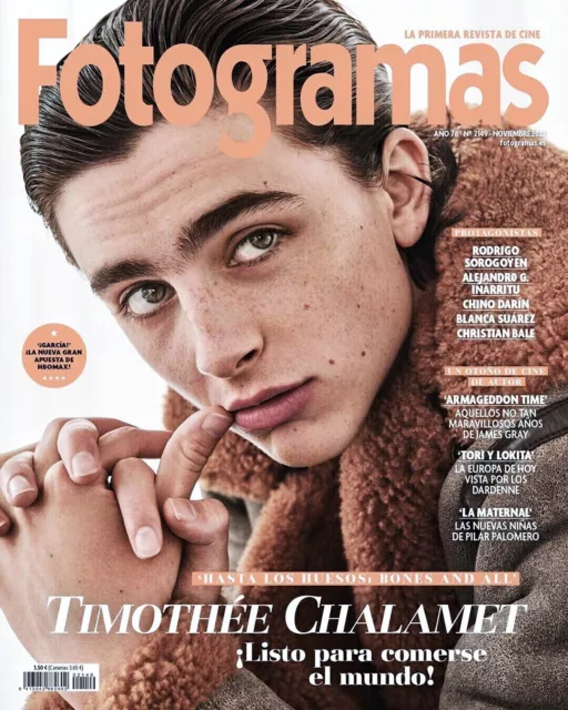 TIMOTHEE CHALAMET Fotogramas Magazine November 2022  Brand New