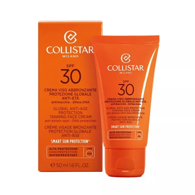 Collistar Crema Viso Abbronzante Protezione Globale Anti-Eta' 30 Spf 50ml