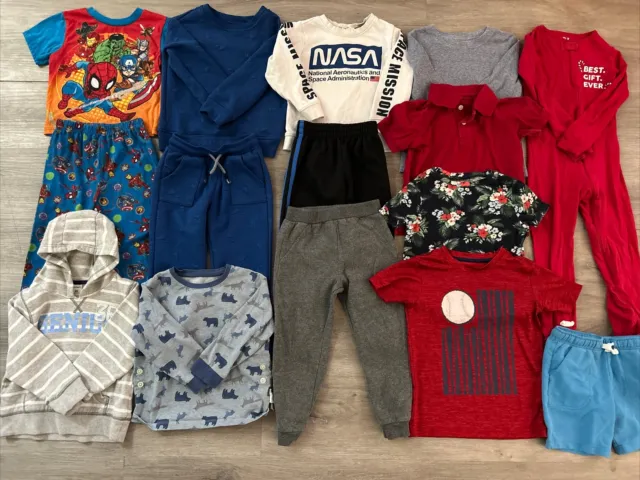 Boys Clothing Lot, Size 4T, 15 Items, Avengers, Carter’s, NASA, Cat & Jack