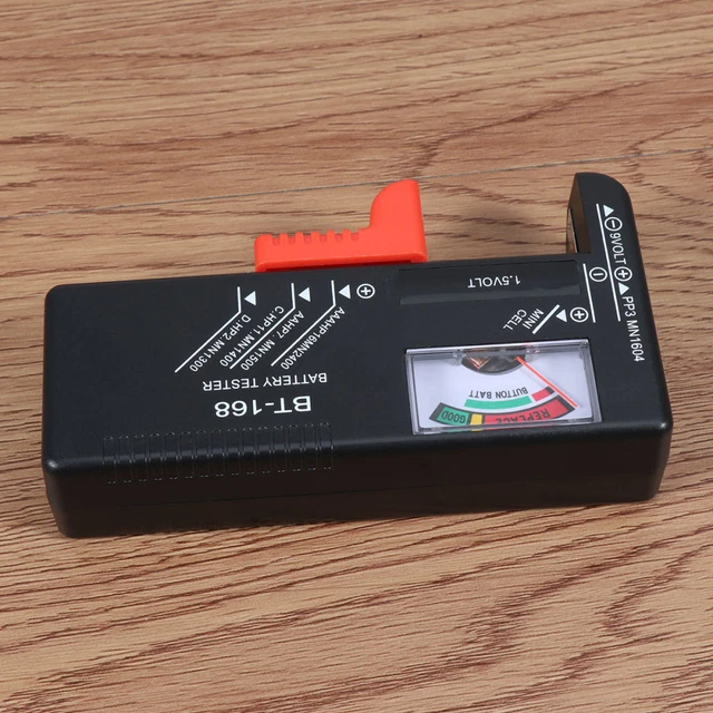 Testeur de Batterie Numérique Affichage LCD Vérificateur de Batterie