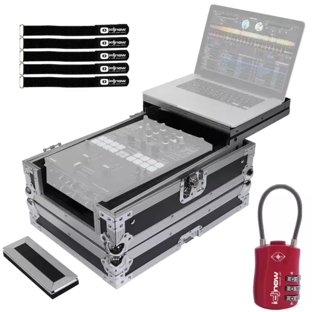 Odyssey FZGS10MX1XD Universal 10" Mixer Case with Red TSA Lock idjnow